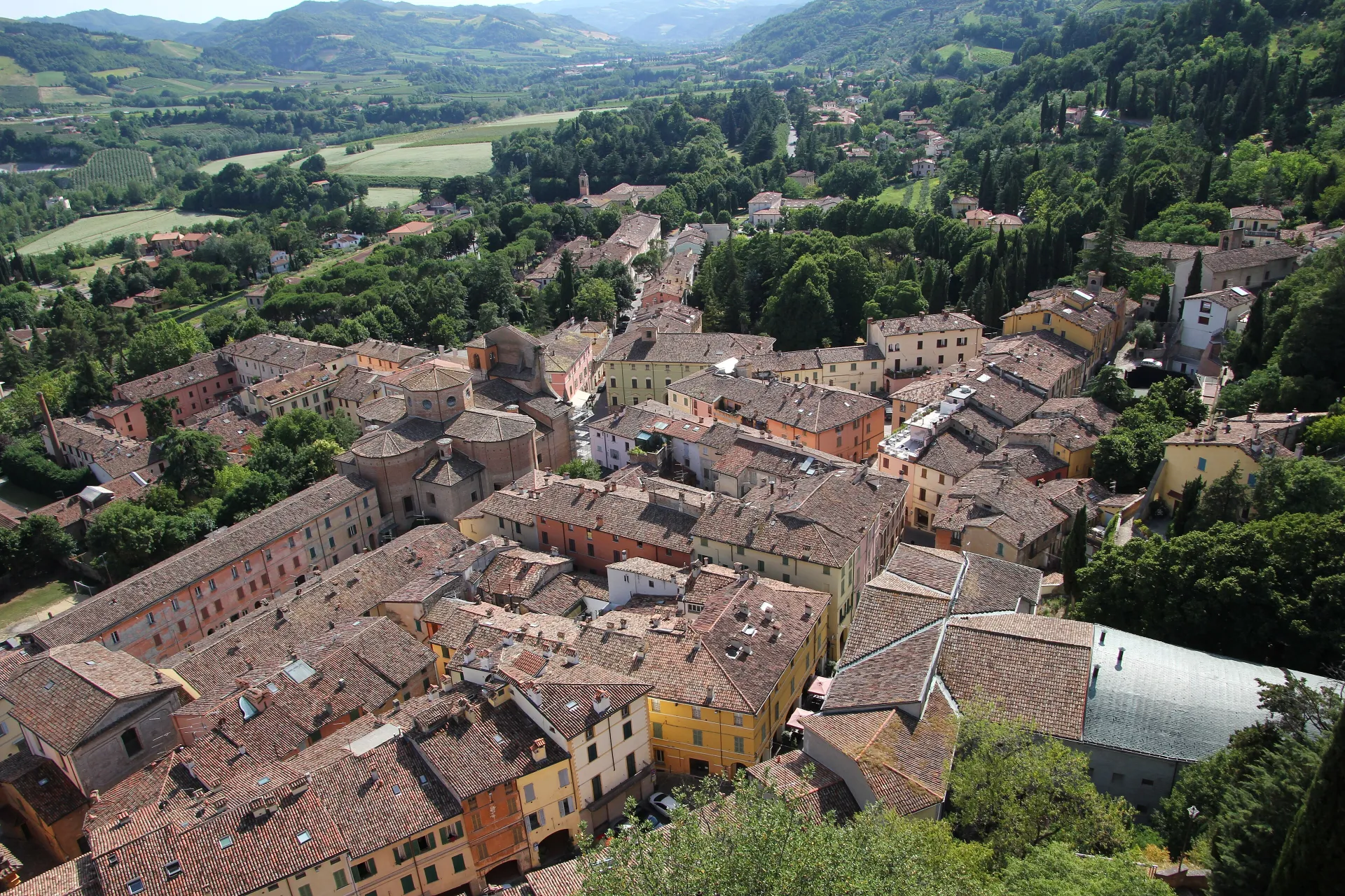 Brisighella dall'alto