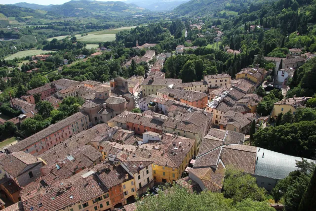 Brisighella dall'alto